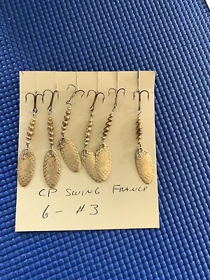 6-VINTAGE CP SWING #3 TROUT FISHING LURES SPINNERS Made In France • $9.99