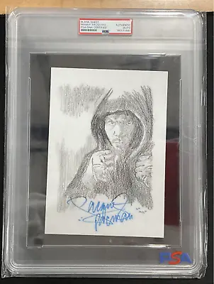 Sketch 6.5x8.5 Signed MANNY PACQUIAO  PACMAN  Autograph PSA/DNA AUTO • $350