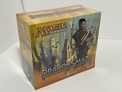 Magic The Gathering Mtg Dragon's Maze Fat Pack Factory Sealed 9 Packs New • $35