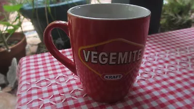 Vintage Retro Kraft Vegemite Red Coffee Mug Cup  Vgc • $10