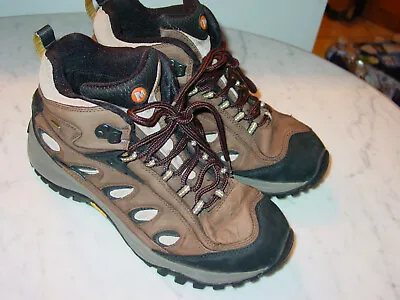 Mens Merrell Radius Mid Cocoa J86171 Brown Waterproof Trail/Hiking Shoes! Size 9 • $89.95