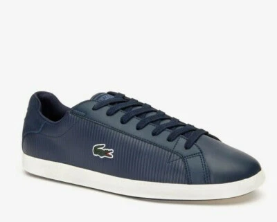 £38.69 • Buy Lacoste Graduate 319 2 SMA Navy B-grades RRP:£85.00 Leather Mens Traniers