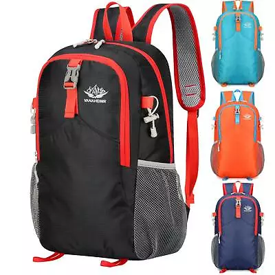 30L Backpack Waterproof Lightweight Foldable Men Women Travel Camping Hiking Bag • $11.39