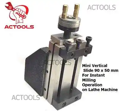 Mini Vertical Slide 90 X 50 Mm For Instant Milling Operation On Lathe Machine • $67