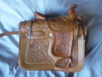 Horse Saddle Womens Purse Leather Made In Mexico • $49.99