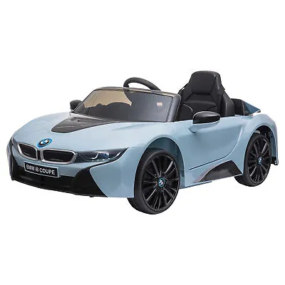 HOMCOM Licensed BMW I8 Coupe Kids Ride-On Car 6V W/ Remote Lights Horn Music • £139.99