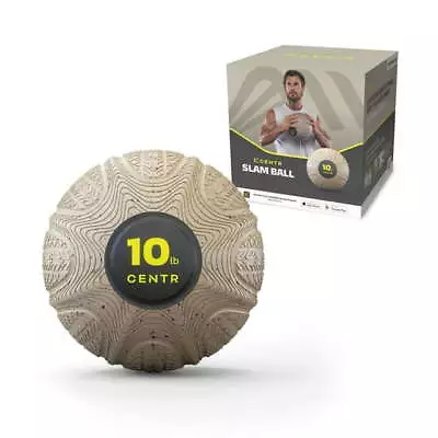 Centr By Chris Hemsworth Slam Ball Weighted Exercise Ball 10 Lb Sand Brown+3 • $24.55