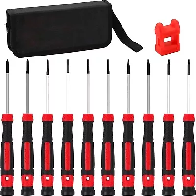 11-Piece Precision Screwdriver Set - Magnetic Mini Screwdrivers For Eyeglasses • $15.99