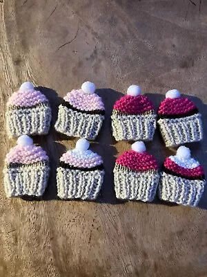 £2.50 • Buy Knitted Ferrero Rocher Bundle Of 4 Cupcake Chocolate Covers Xmas Gift Present