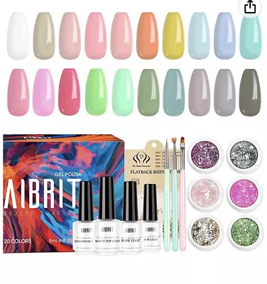 AIBRIT Gel  Nail Polish   Kit 24  • $18