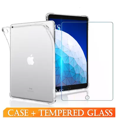 $18.99 • Buy Shockproof Clear Case Heavy Duty Cover For IPad 10th 9th 7th 6th 5th Gen Air 3 4