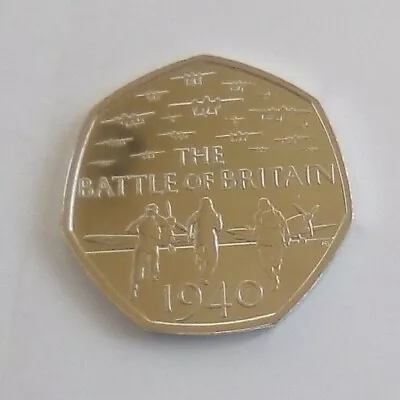 2019 Battle Of Britain 50 Pence Coin Brilliant Uncirculated • £12