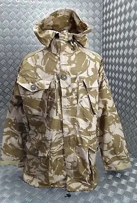 Desert Camo Smock Windproof Hooded Jacket British Army Camo - NEW With Defects • £34.99
