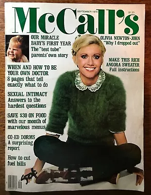 Olivia Newton-John - McCall's Magazine - September 1979 Florence Henderson • $15