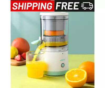 Electric Citrus Juicer USB Rechargeable Hands-Free Masticating Orange Squeezer • $198.15