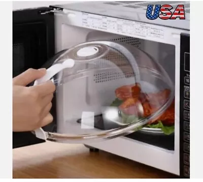 1pc BPA Free Oil Proof Lid Cover Food Safe Microwave Splash Cover Microwave USA • $6.99