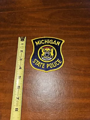 Vintage 1980s Michigan State Police • Law Enforcement • Uniform Patch • $12.25