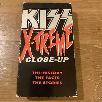 Kiss X-treme Close-up Vhs Tape Band History Facts Stories 1974-1992 • $7