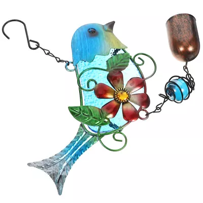 Metal Bell Wind Chime Metal Garden Yard Hanging Bird Wind Chime Decoration • £10.65