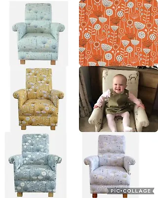 Kids Chairs Fryetts Bergen Fabric Children's Armchairs Floral Child's Girls New • £119.99