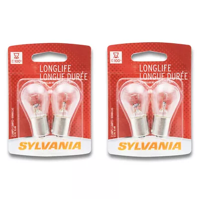 Sylvania Long Life - Two 2 Packs - 1141LL Light Bulb Brake Turn Signal Po • $8.50
