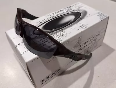 Oakley Flak Jacket Metallic Red Frame W VR28 Black Iridium Lens Sunglasses • $150