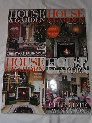 House & Garden Magazines Dec 2018 2019 2020 And 2021 • £6