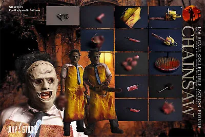 WHY STUDIO WS013 1/6 Chainsaw Killer Action Figure Collection • $229.99