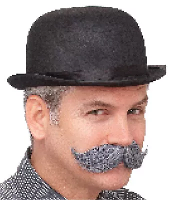 Gray Grey English Mustache Moustache Facial Hair Costume Accessory Pm531231 • $5.55