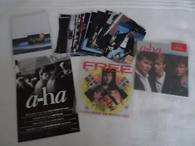 A-ha Collection Vinyl Dvd Flyers Photos Rare Hunting High & Low Scoundrel Days • £49.99