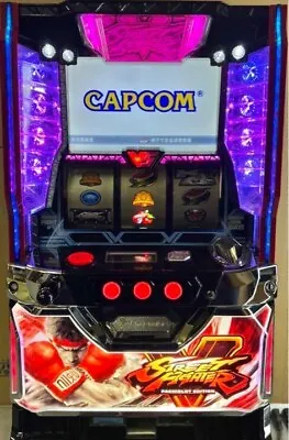 Pachi Slot Street Fighter V Japanese Slot Machine Coinless Automatic Pachinko • $855.51