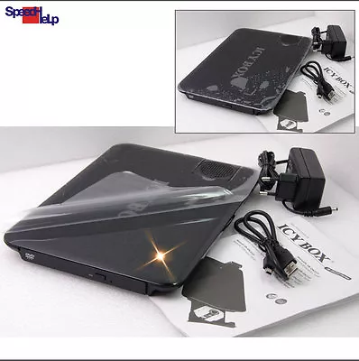 Docking Station Case USB For SSD HDD CD DVD ROM Rw Burner Notebook Netbook • £21.34