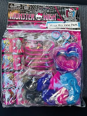 48pk Monster High Birthday Party Supplies Favours Mega Mix Pack • $21
