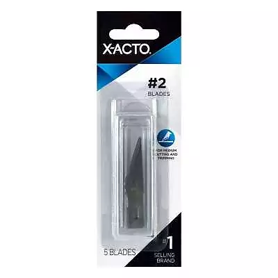 X-ACTO X202 Large Fine Point #2  Knife Blades - 5 Pack. • $2.59