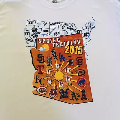 MLB~NOS~Dead Stock~Men's 2015 MLB Spring Training Graphic T-Shirt Size XL • $15.99