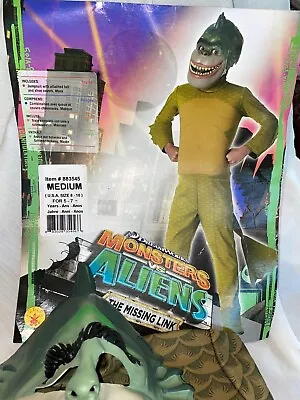 Dreamworks Monster Vs Aliens The Missing Link Halloween Costume Sz Med 8-10 NEW • $18