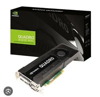 Apple Mac Pro NVidia Quadro K5000 For Mac 4GB Graphics Video Card 31 51 • £130