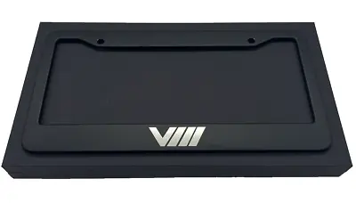 Mitsubishi Lancer Evolution Viii 8 Flat Black Laser Engraved License Plate Frame • $34.88