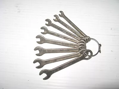 8 Vintage Oxwall Mini Combination Ignition Wrenches 7/16 To 13/64 -NICE - USA • $1.25