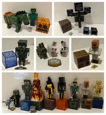 Minecraft Sets Action Figures - Various Multi Listing - Mojang - Kids Figure • £3.20