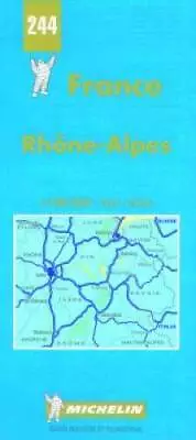 Michelin Rhone-Alpes France Map No 244 (Michelin Maps  Atlases) - Map - GOOD • $6.15