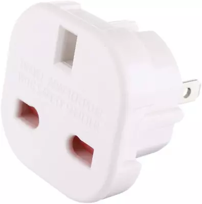 Travel Adapter Plug (UK To US/AUS/CANADA White) • £4.87