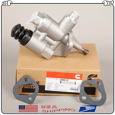 Fuel Lift Pump Set For 1994 - 98 Dodge Cummins Ram 2500 5.9L 6BT 12V 4988747 USA • $62.77