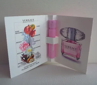 1x VERSACE Bright Crystal Eau De Toilette Mini Spray Perfume Brand NEW!! • $11.95
