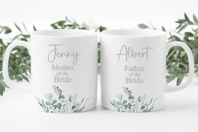 Personalised Mother Of The Groom / Father Of The Groom Mug Or Set Wedding Gifts • £8.99