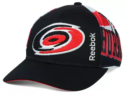 Reebok Carolina Hurricanes Hat Structured Adjustable Snapback Center Ice Cap • $22