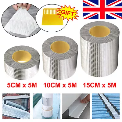 £6.99 • Buy Super Waterproof Tape Butyl Magic Leak Roof Pipe Repair Tape Adhesive Sealant UK