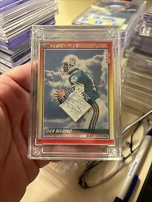 2022 Jersey Fusion 42/50 SP Dan Marino Hot Gun Number Patch Miami Dolphins NFL • $25