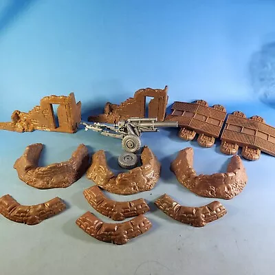 Vintage Marx Civil War WWII & Military Playsets Bunker Sandbag Emplacements+ • $19.99