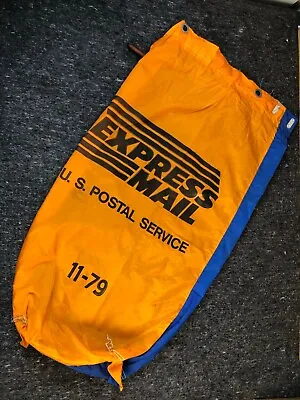 VTG US Postal Service USPS Express Nylon Mail Bag 11-79 17 X 38 In. • $50